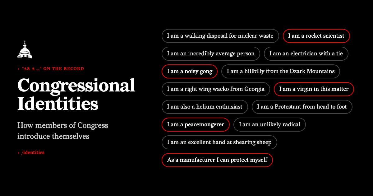 Congressional Identities